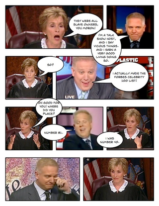 Illustration for article titled Comic Confrontations: Judge Judy Vs. Glenn Beck